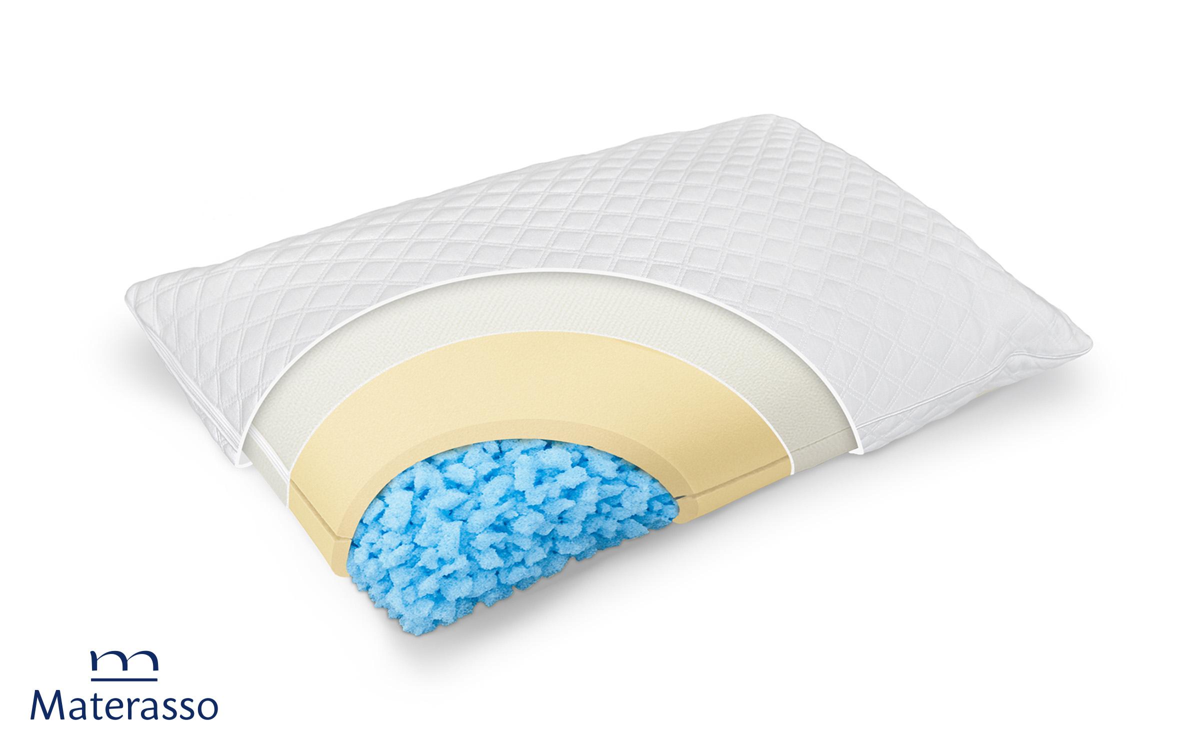 Pillow 70/40 Adapti Aqua, white  1